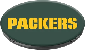 Green Bay Packers Logo Puck PNG image