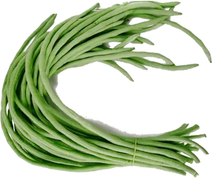 Green Bean Bunch PNG image