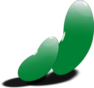 Green Beans Illustration PNG image