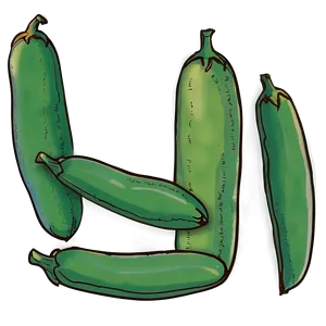 Green Beans Sketch Png 94 PNG image