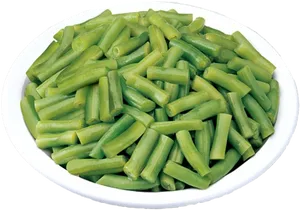 Green Beansin Bowl PNG image