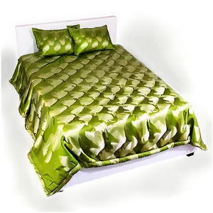 Green Bed Sheets Png 06282024 PNG image