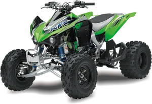 Green Black Sport A T V PNG image