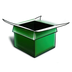 Green Box Outline PNG 06292024