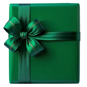 Green Box With Bow PNG Aog98 PNG