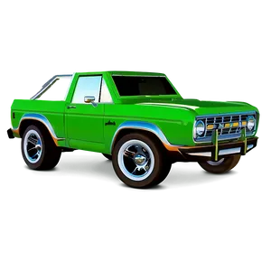 Green Bronco PNG 69