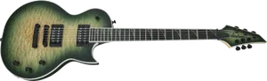 Green Burst Electric Guitar
