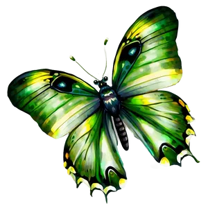 Green Butterfly In Nature Png Keo15 PNG image