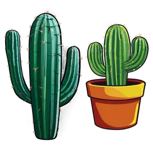 Green Cactus Sticker Png 63 PNG image