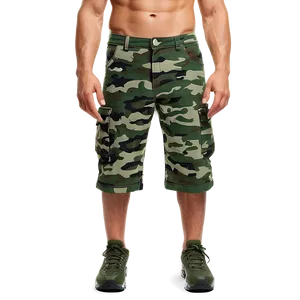 Green Camo Jorts PNG 86