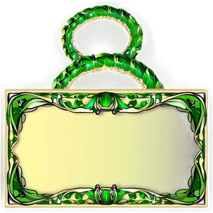 Green Certificate Frame PNG 06262024