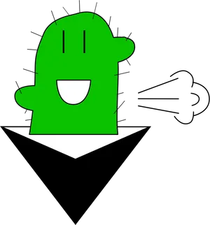 Green_ Character_ Farting_ Illustration.png PNG image