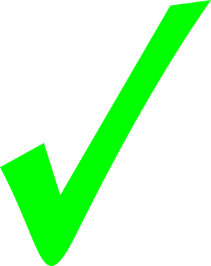 Green Check Mark Symbol.png PNG image