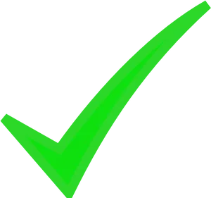 Green Checkmark Graphic PNG image