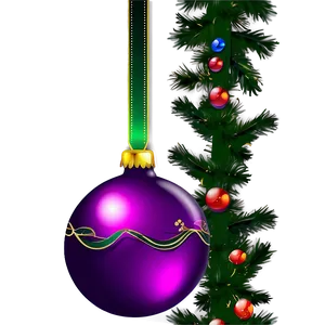 Green Christmas Ornaments PNG Mwp34