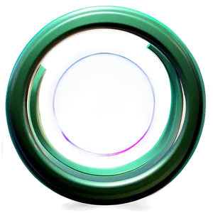Green Circle In 3d PNG 13 PNG