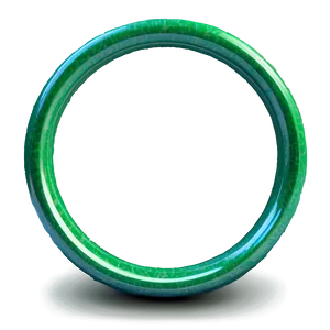 Green Circle In 3d PNG Mun PNG