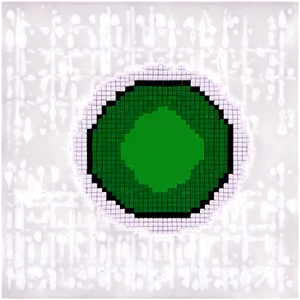 Green Circle In Pixel Art PNG 05252024 PNG