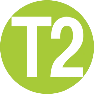 Green Circle T2 Logo PNG image
