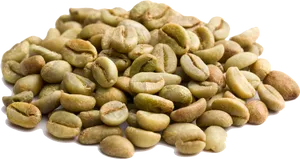 Green Coffee Beans Transparent Background PNG image