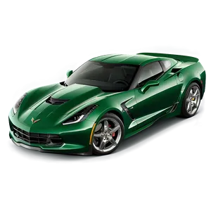 Green Corvette Png Dpe PNG image