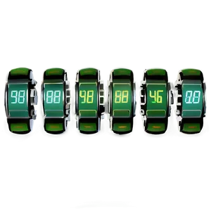 Green Countdown Timer Png Mmv PNG image