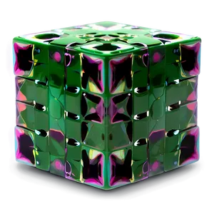 Green Cube PNG Gfc