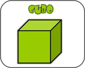 Green Cubo Logoand Cube PNG image