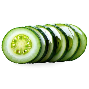 Green Cucumber Slice PNG 30 PNG