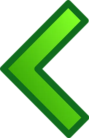 Green Diagonal Arrow Icon