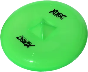 Green Disc Golf Frisbee PNG image