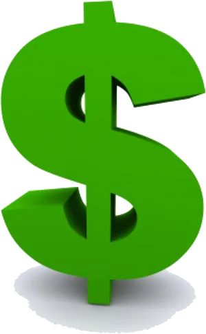 Green Dollar Sign Graphic