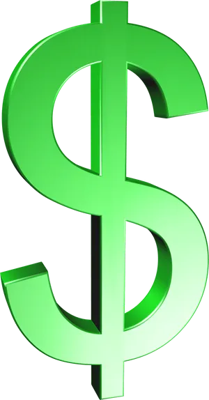 Green Dollar Sign Graphic
