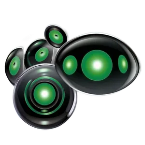 Green Dot Digital Art PNG 06122024 PNG