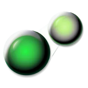 Green Dot On White Background PNG 06122024 PNG