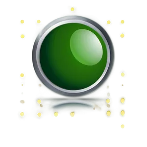 Green Dot With Shadow PNG Vcw