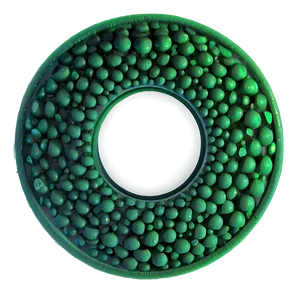 Green Dotted Circle PNG Bnv41