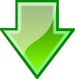 Green Download Arrow