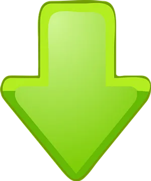 Green Downward Arrow Icon