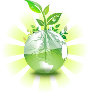 Green Earth Ecology Concept PNG image