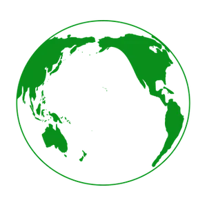 Green Earth Graphic PNG image