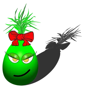 Green Egg Cartoon Character PNG image