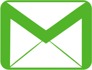 Green Email Icon PNG image