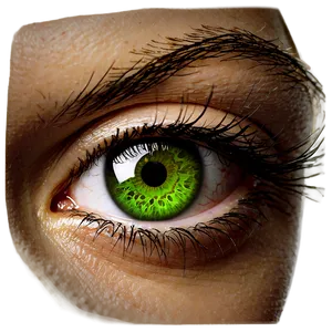 Green Eye Digital Illustration PNG 32 PNG