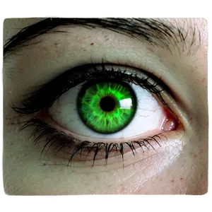 Green Eye Digital Illustration PNG 62