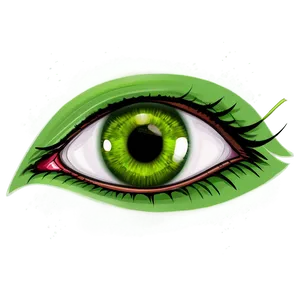Green Eye Digital Illustration PNG Acu85 PNG