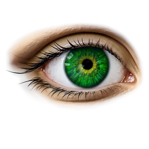 Green Eye In Shadow PNG Yvj87