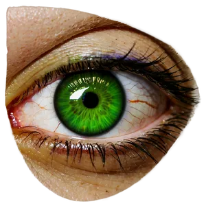 Green Eye Iris Closeup PNG Tcn