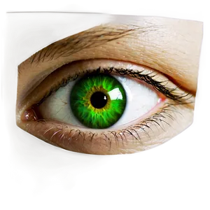Green Eye Reflection In Mirror PNG 48 PNG