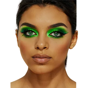 Green Eye With Dramatic Makeup PNG 06262024 PNG